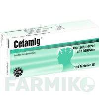 ЦЕФАМІГ (CEFAMIG) таблетки 100 шт - Активні речовини CEFAK