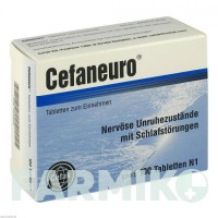 ЦЕФАНЕЙРО (CEFANEURO) таблетки 100 шт - Активні речовини CEFAK