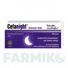 ЦЕФАНАЙТ (CEFANIGHT) таблетки 20 шт - Активні речовини CEFAK