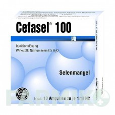 ЦЕФАСЕЛЬ (CEFASEL) 100 мкг раствор 100x1 мл - Селенит натрия CEFAK