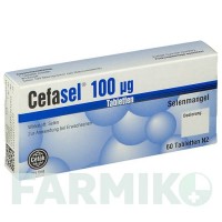 ЦЕФАСЕЛЬ (CEFASEL) 100 мкг таблетки 60 шт - Селенит натрия CEFAK