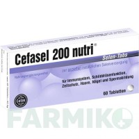 ЦЕФАСЕЛЬ (CEFASEL) 200 таблетки 60 шт - Селеніт натрію CEFAK
