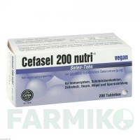 ЦЕФАСЕЛЬ (CEFASEL) 200 таблетки 200 шт - Селенит натрия CEFAK