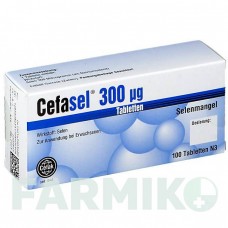 ЦЕФАСЕЛЬ (CEFASEL) 300 мкг таблетки 100 шт - Селенит натрия CEFAK