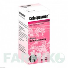 ЦЕФАСПАЗМОН (CEFASPASMON) краплі 100 мл - Активні речовини CEFAK