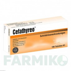 ЦЕФАТИРЕО (CEFATHYREO) таблетки 100 шт - Активні речовини CEFAK