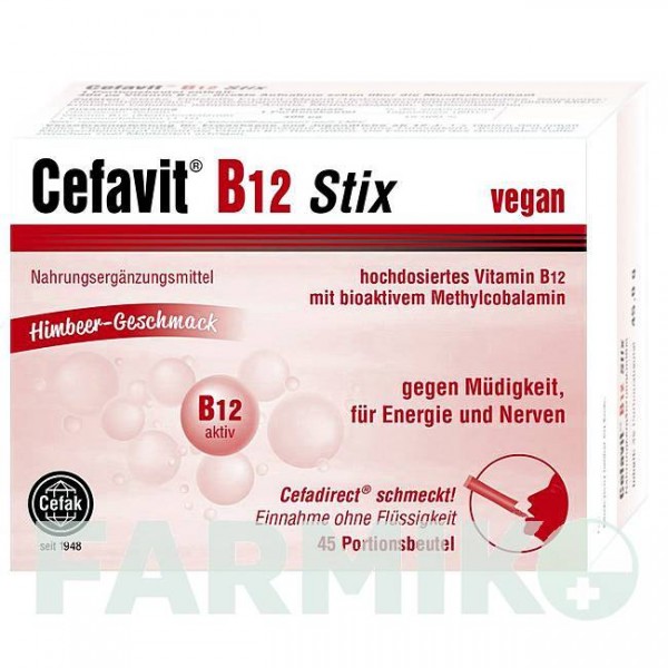 ЦЕФАВИТ (CEFAVIT) гранулы 45 шт - Активные вещества CEFAK