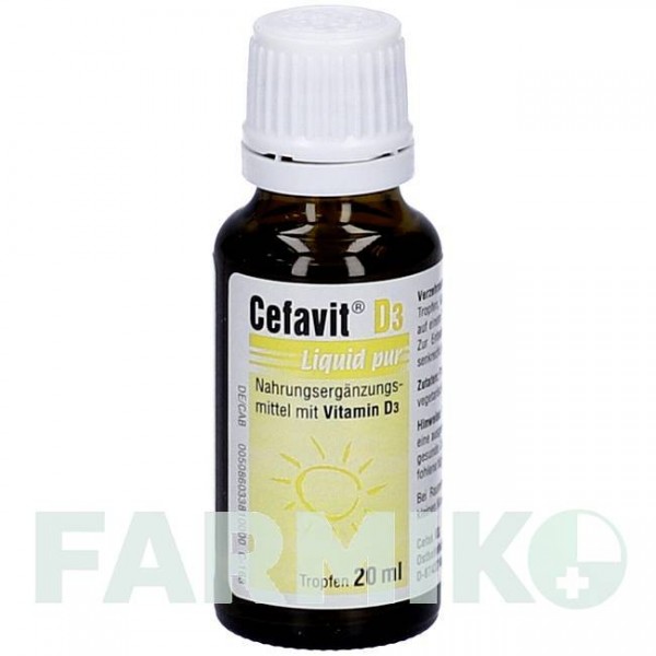ЦЕФАВИТ (CEFAVIT) капли 20 мл - Активные вещества CEFAK