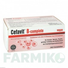 ЦЕФАВІТ (CEFAVIT) таблетки 240 шт - Активні речовини CEFAK