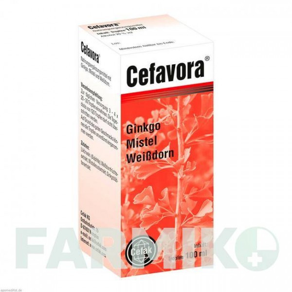 ЦЕФАВОРА (CEFAVORA) капли 100 мл - Активные вещества CEFAK