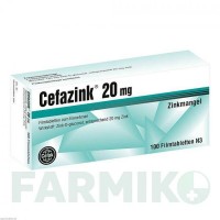 ЦЕФАЦИНК (CEFAZINK) 20 мг таблетки 100 шт - Цинка глюконат CEFAK