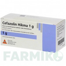 ЦЕФАЗОЛИН (CEFAZOLIN) 1 г порошок 10 шт - Цефазолин HIKMA
