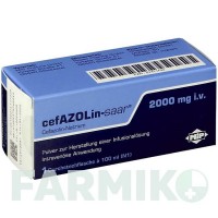 ЦЕФАЗОЛІН (CEFAZOLIN) 2000 мг порошок 100 мл - Цефазолін MIP PHARMA