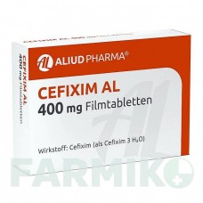 ЦЕФІКСИМ (CEFIXIM) 400 мг таблетки 7 шт - Цефіксим ALIUD PHARMA