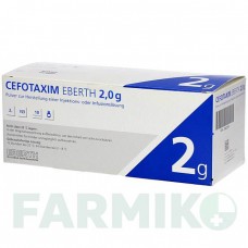 ЦЕФОТАКСИМ (CEFOTAXIM) 2 г порошок 10 шт - Цефотаксим DR.FRIEDRICH EBERTH
