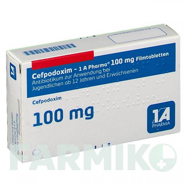 ЦЕФПОДОКСИМ (CEFPODOXIM) 100 мг таблетки 10 шт - Цефподоксим 1 A PHARMA