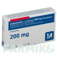 ЦЕФПОДОКСИМ (CEFPODOXIM) 200 мг таблетки 10 шт - Цефподоксим 1 A PHARMA