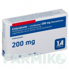 ЦЕФПОДОКСИМ (CEFPODOXIM) 200 мг таблетки 20 шт - Цефподоксим 1 A PHARMA