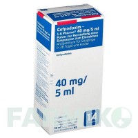 ЦЕФПОДОКСИМ (CEFPODOXIM) 40 мг/5 мл порошок 50 мл - Цефподоксим 1 A PHARMA