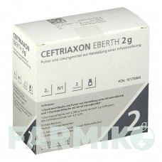 ЦЕФТРИАКСОН (CEFTRIAXON) 2 г порошок 1 шт - Цефтриаксон DR.FRIEDRICH EBERTH