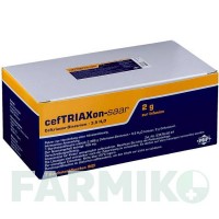 ЦЕФТРИАКСОН (CEFTRIAXON) 2 г порошок 10x50 мл - Цефтриаксон MIP PHARMA