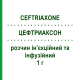 ЦЕФТРИАКСОН (CEFTRIAXONE) 1 г розчин ін’єкційний та інфузійний 10 шт - Цефтриаксон QILU PHARMA