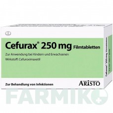 ЦЕФУРАКС (CEFURAX) 250 мг таблетки 20 шт - Цефуроксим ARISTO PHARMA