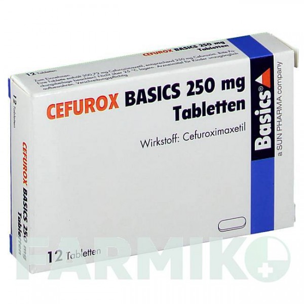 ЦЕФУРОКС (CEFUROX) 250 мг таблетки 12 шт - Цефуроксим BASICS