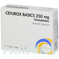 ЦЕФУРОКС (CEFUROX) 250 мг таблетки 14 шт - Цефуроксим SUN PHARMACEUTICALS