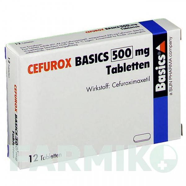 ЦЕФУРОКС (CEFUROX) 500 мг таблетки 12 шт - Цефуроксим BASICS