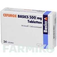 ЦЕФУРОКС (CEFUROX) 500 мг таблетки 24 шт - Цефуроксим BASICS