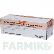 ЦЕФУРОКСИМ (CEFUROXIM) 1500 мг порошок 10x50 мл - Цефуроксим FRESENIUS