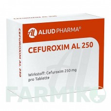 ЦЕФУРОКСИМ (CEFUROXIM) 250 таблетки 24 шт - Цефуроксим ALIUD PHARMA