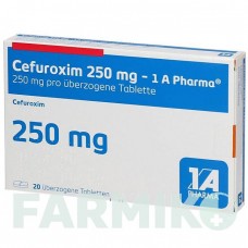 ЦЕФУРОКСИМ (CEFUROXIM) 250 мг таблетки 20 шт - Цефуроксим 1 A PHARMA