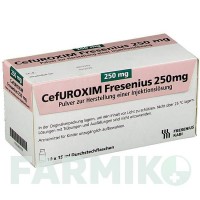 ЦЕФУРОКСИМ (CEFUROXIM) 250 мг порошок 10 шт - Цефуроксим FRESENIUS