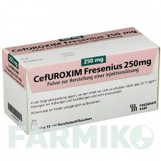 ЦЕФУРОКСИМ (CEFUROXIM) 250 мг порошок 10 шт - Цефуроксим FRESENIUS