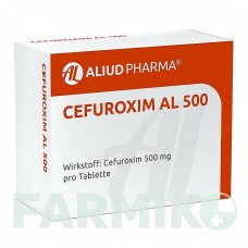 ЦЕФУРОКСИМ (CEFUROXIM) 500 таблетки 24 шт - Цефуроксим ALIUD PHARMA