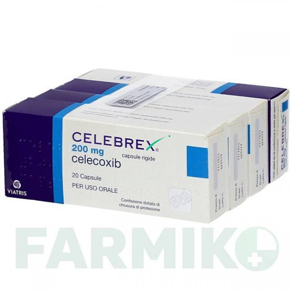 ЦЕЛЕБРЕКС (CELEBREX) 200 мг капсули 100 шт - Целекоксиб AXICORP PHARMA