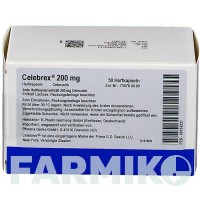 ЦЕЛЕБРЕКС (CELEBREX) 200 мг капсули 100 шт - Целекоксиб PHARMA GERKE
