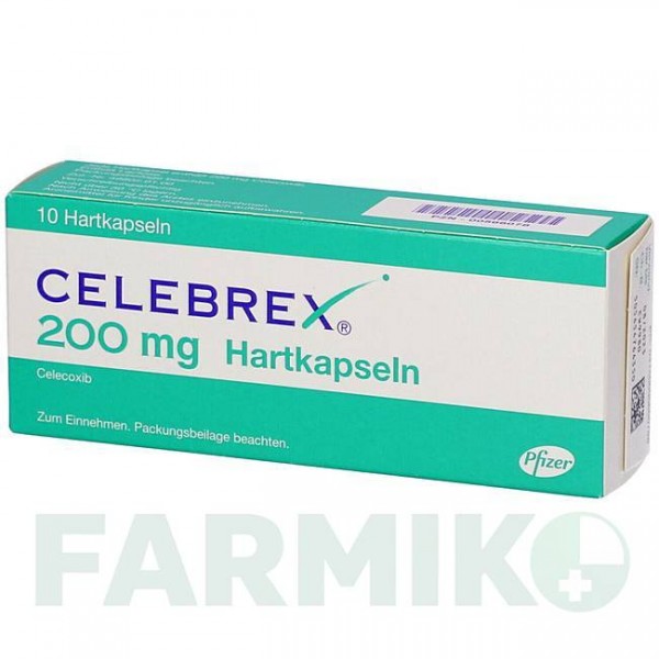 ЦЕЛЕБРЕКС (CELEBREX) 200 мг капсули 10 шт - Целекоксиб VIATRIS