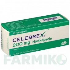ЦЕЛЕБРЕКС (CELEBREX) 200 мг капсули 50 шт - Целекоксиб VIATRIS