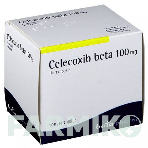 ЦЕЛЕКОКСИБ (CELECOXIB) 100 мг капсулы 50 шт - Целекоксиб BETAPHARM