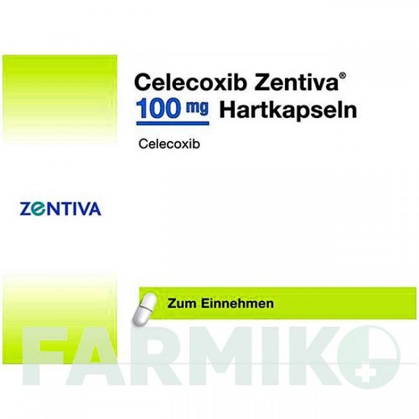 ЦЕЛЕКОКСИБ (CELECOXIB) 100 мг капсули 100 шт - Целекоксиб ZENTIVA