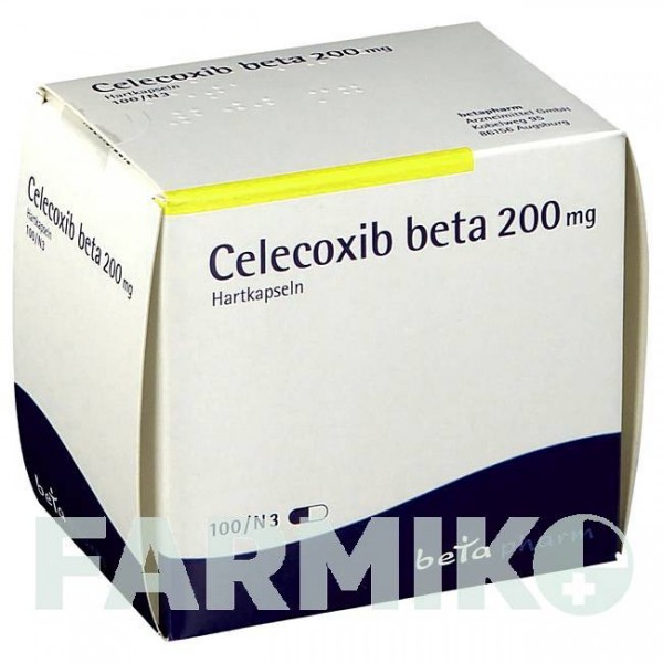 ЦЕЛЕКОКСИБ (CELECOXIB) 200 мг капсулы 20 шт - Целекоксиб BETAPHARM