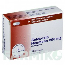 ЦЕЛЕКОКСИБ (CELECOXIB) 200 мг капсули 10 шт - Целекоксиб HEUMANN PHARMA