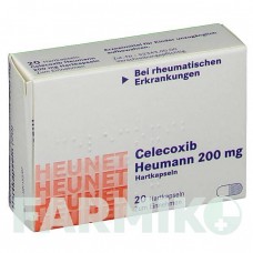 ЦЕЛЕКОКСИБ (CELECOXIB) 200 мг капсули 20 шт - Целекоксиб HEUNET PHARMA