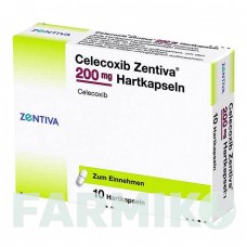 ЦЕЛЕКОКСИБ (CELECOXIB) 200 мг капсули 10 шт - Целекоксиб ZENTIVA