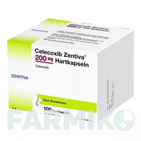 ЦЕЛЕКОКСИБ (CELECOXIB) 200 мг капсули 100 шт - Целекоксиб ZENTIVA