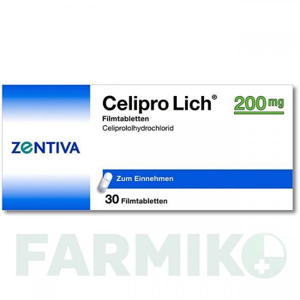 ЦЕЛИПРО (CELIPRO) таблетки 30 шт - Целипролол ZENTIVA