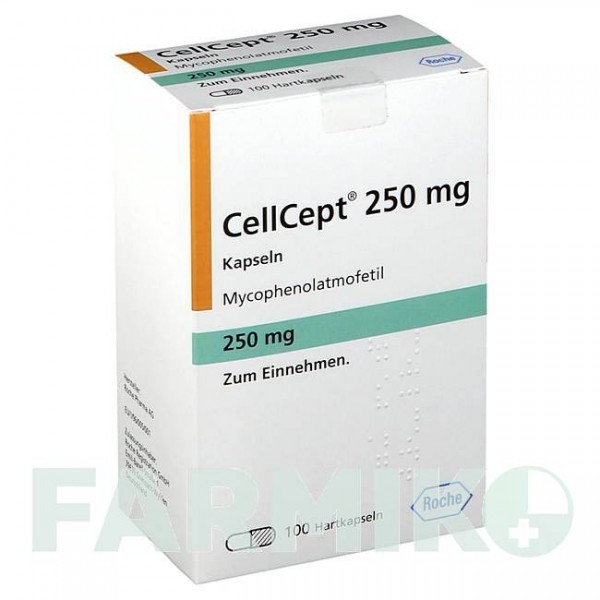 СЕЛЛСЕПТ (CELLCEPT) 250 мг капсули 100 шт - Мікофенолова кислота 1 0 1 CAREFARM